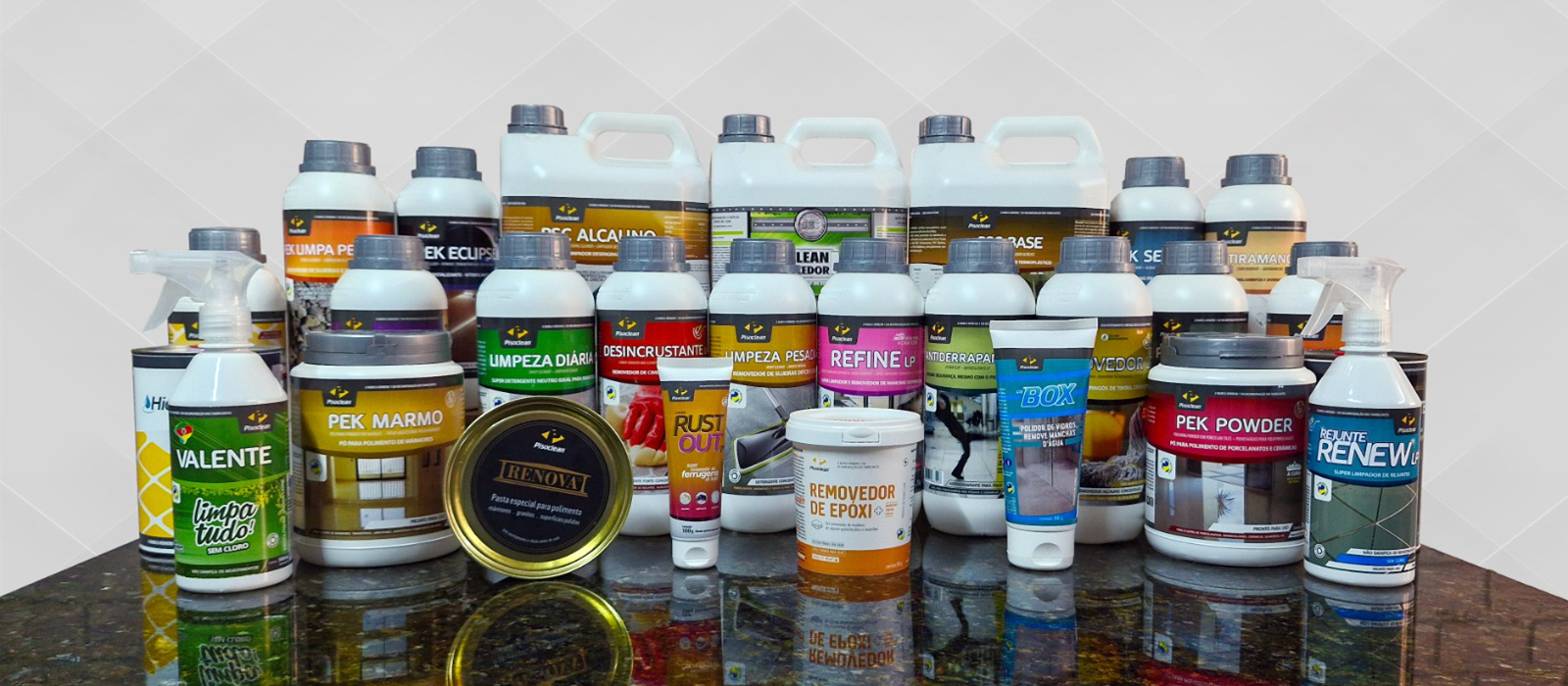 Banner 1 - Soluções para todas as situações em qualquer tipo de piso.